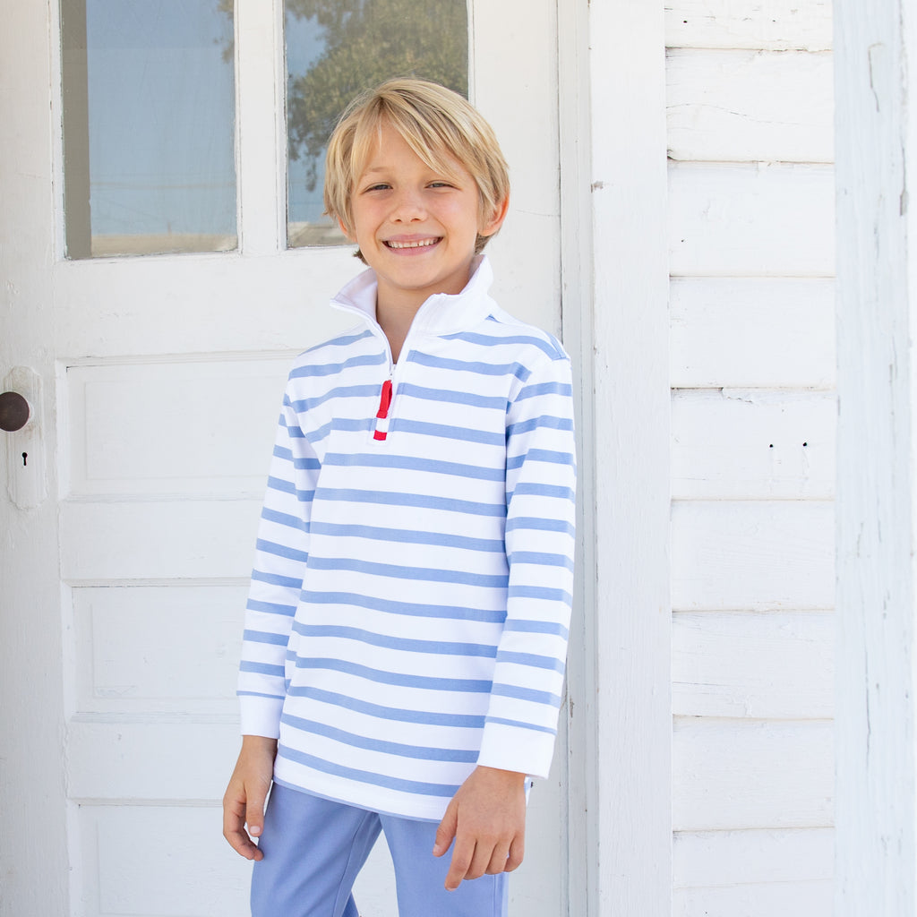 Portside Pullover-Ultramarine Stripe