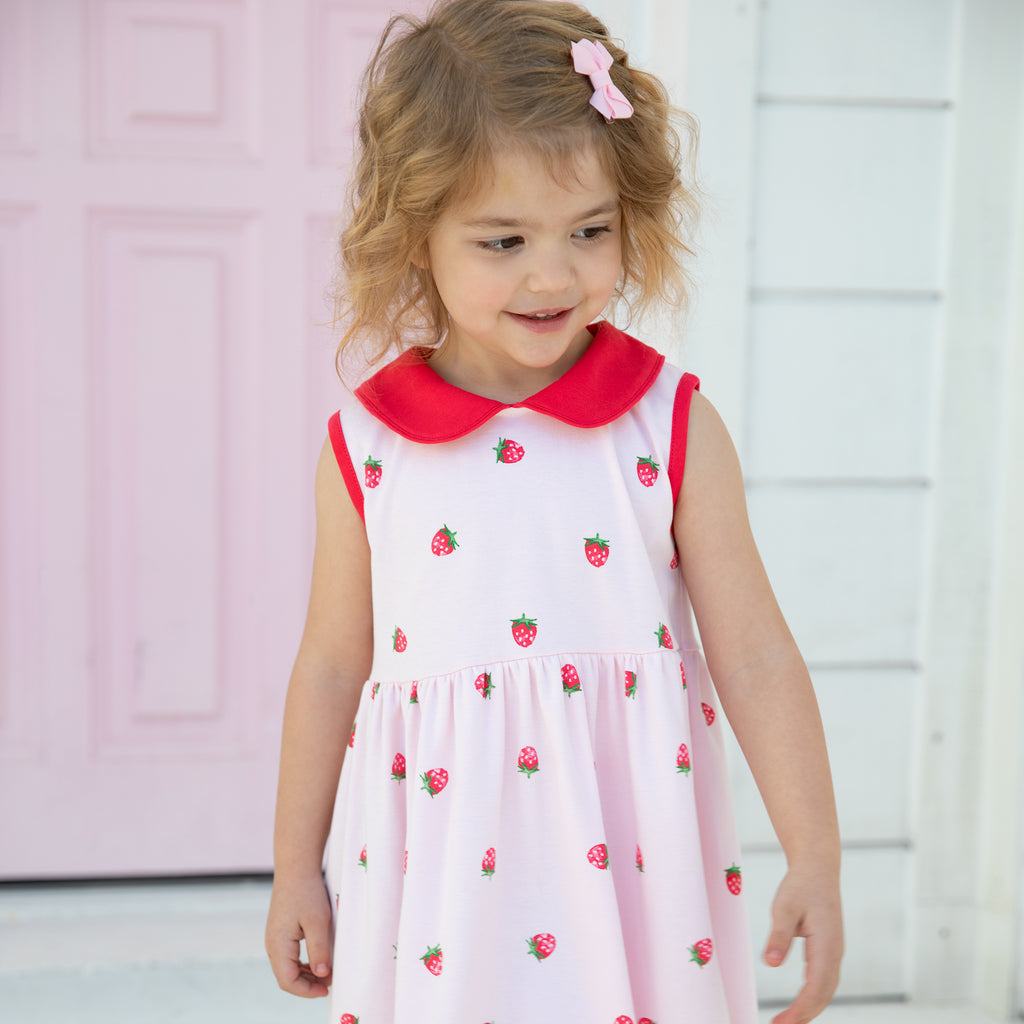 Sweet Strawberry Pima Play Dress