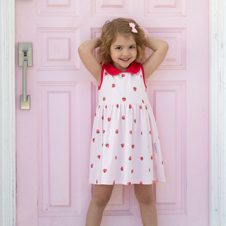 Sweet Strawberry Pima Play Dress