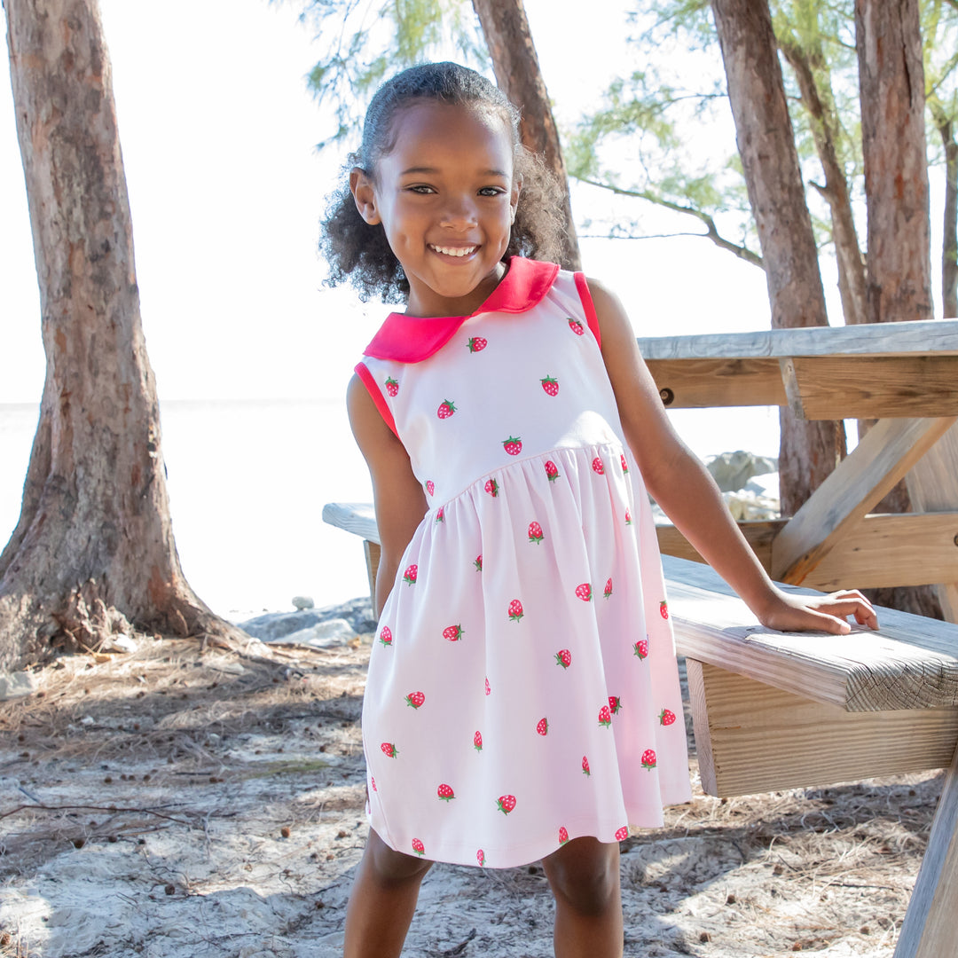 Sweet Strawberry Pima Play Dress