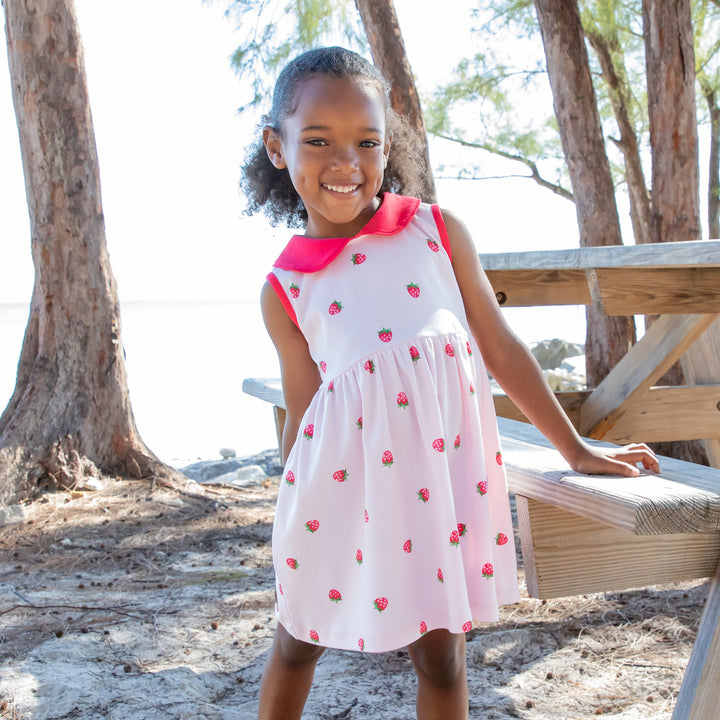 Sweet Strawberry Pima Play Dress