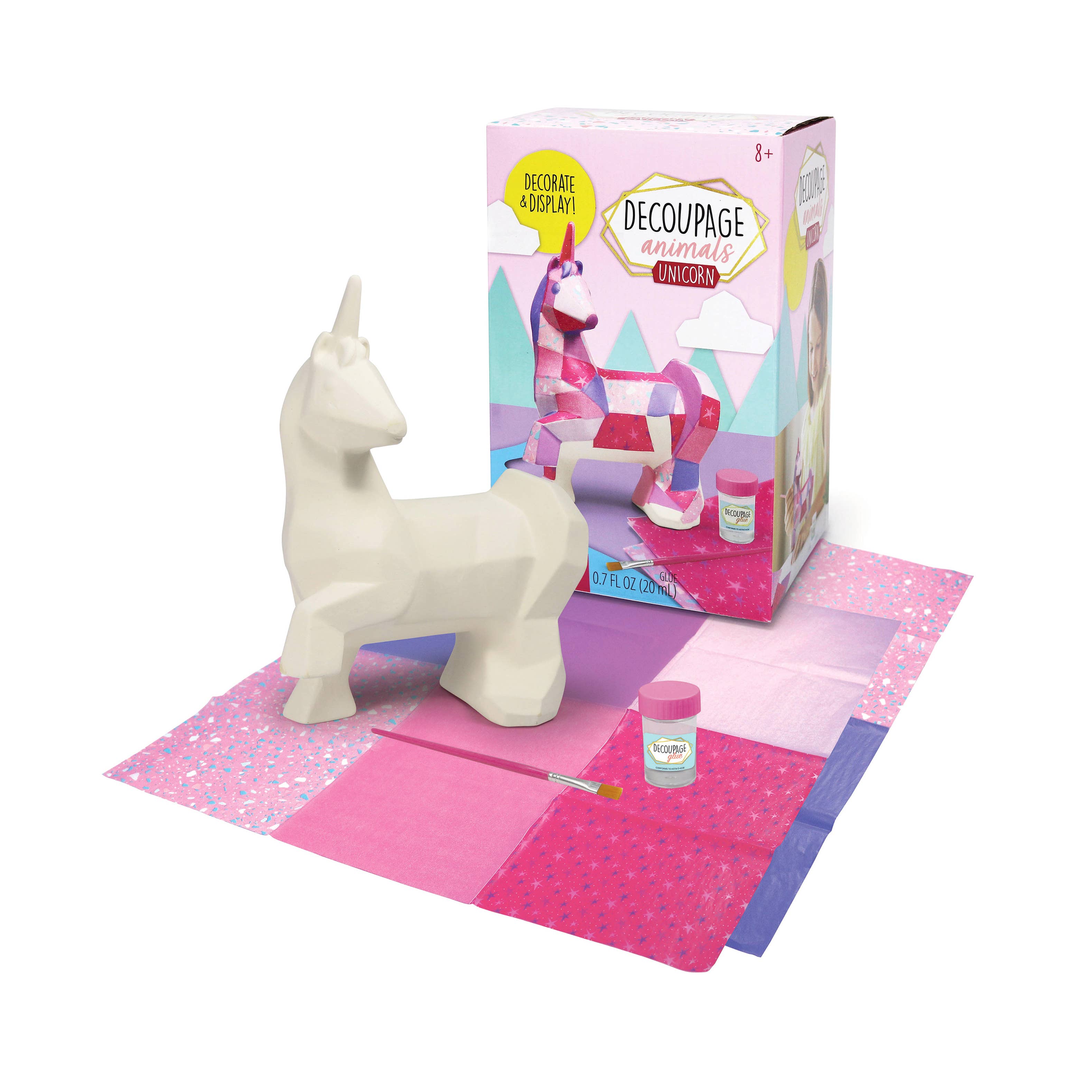 Decoupage Animals Unicorn Nantucket Kids