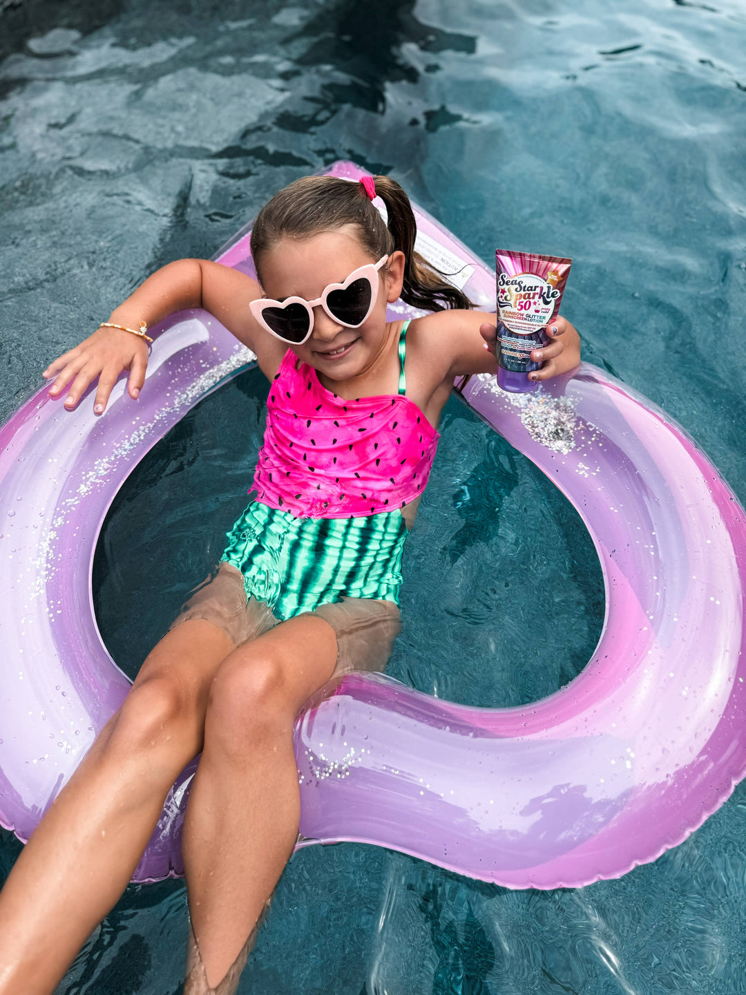 Sea Star Sparkle Party Cake SPF 50 Glitter Sunscreen