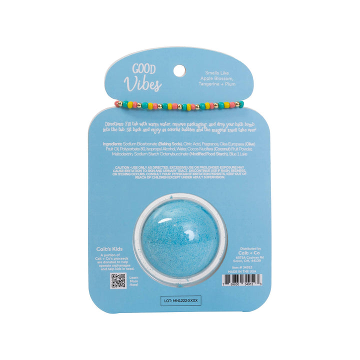 Friendship Bracelet Bath Bomb - Good Vibes | Forever Young Collection