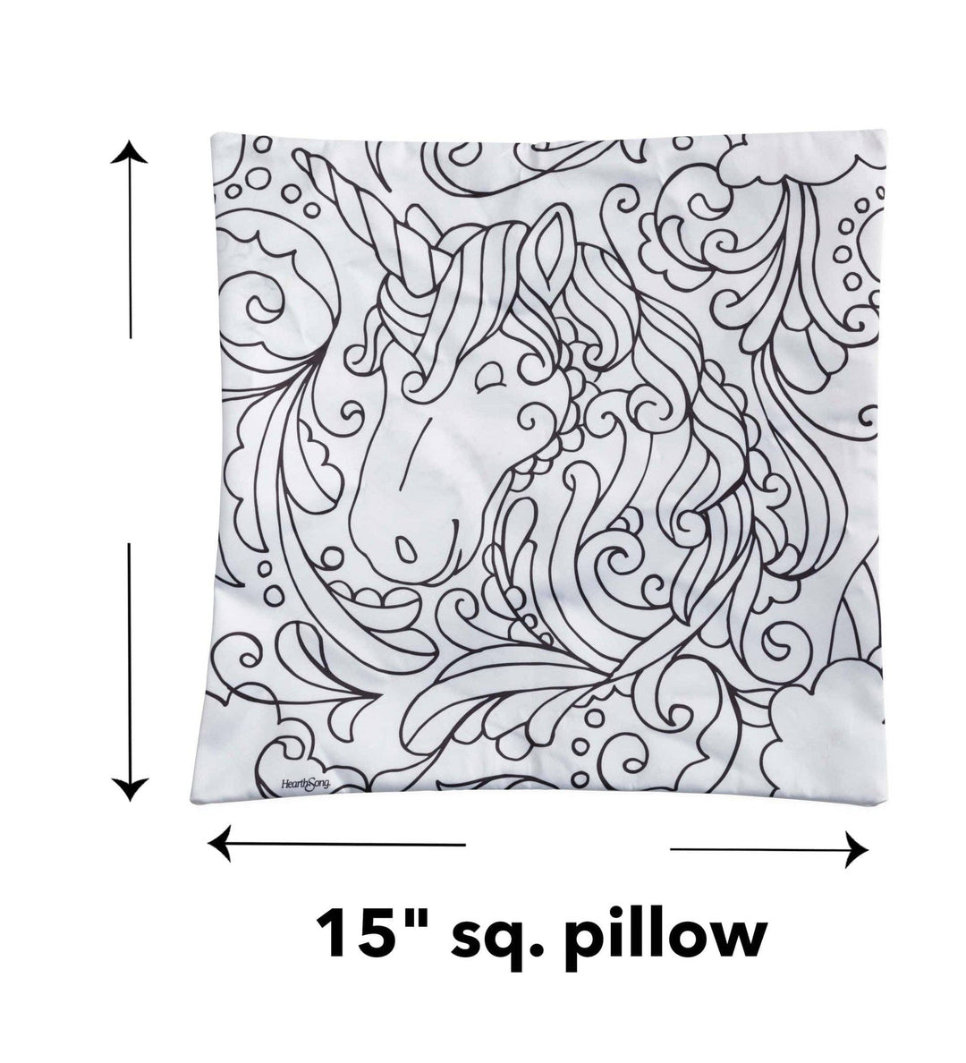 Color-Your-Own Pillow Set: Unicorn