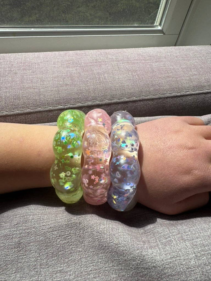 Feelzies™ Original Squishy Bracelet: Blue Blast