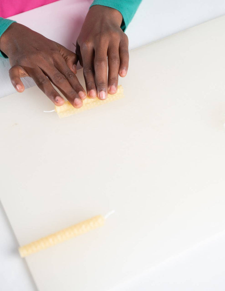 All-Natural Beeswax, Kid-Safe DIY Candle Making Kit