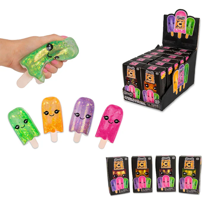 Scrunchems Sugar Ice Lollies Squishy Fidget Toy  12-Pack PDQ