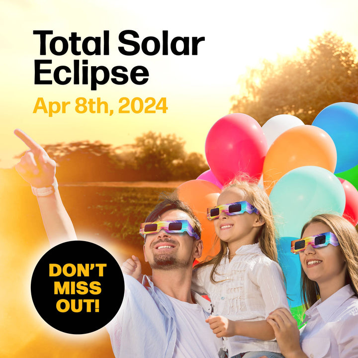 Solar Eclipse Glasses Approved- AAS, ISO & CE