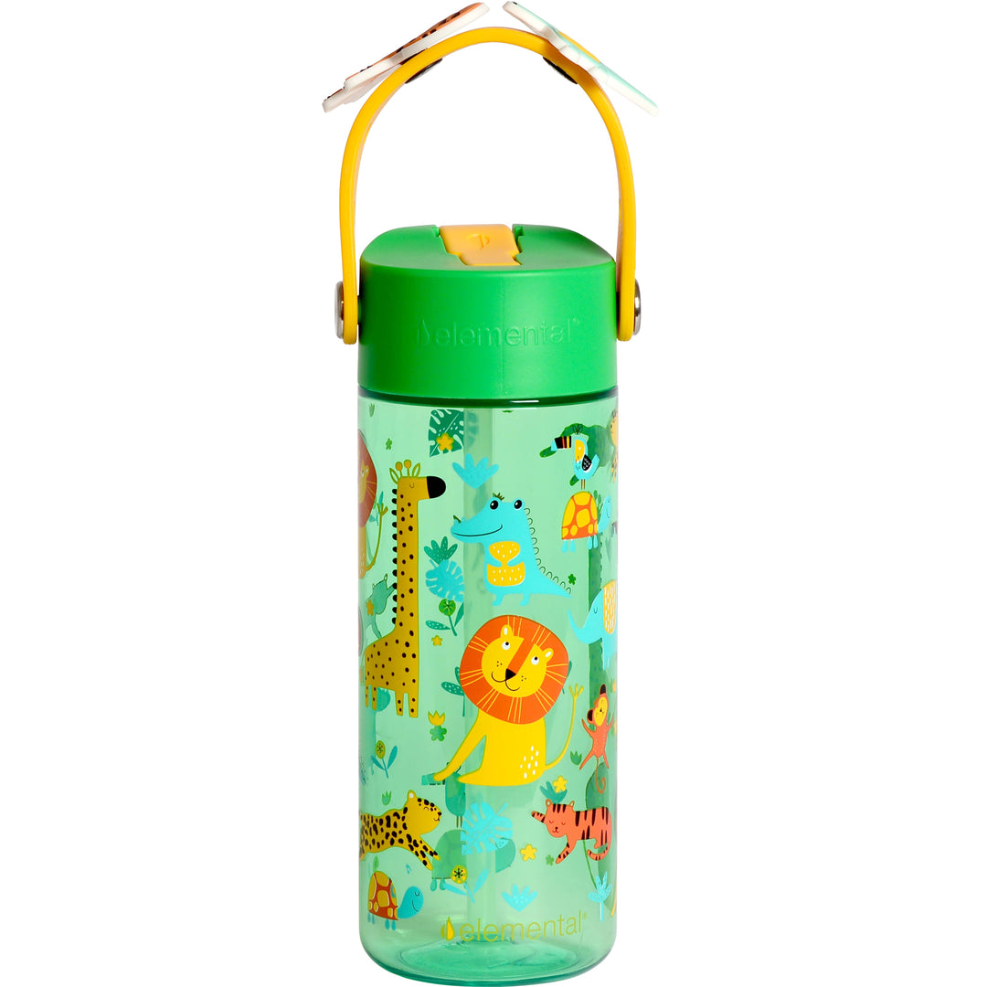 18oz Splash Charm Bottle - Jungle Friends