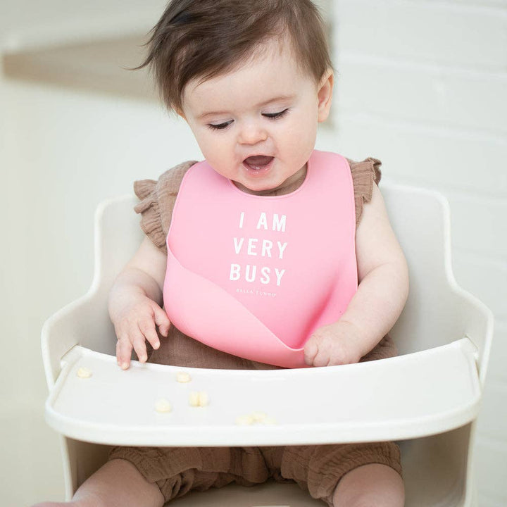 Very Busy Wonder Bib: Pink