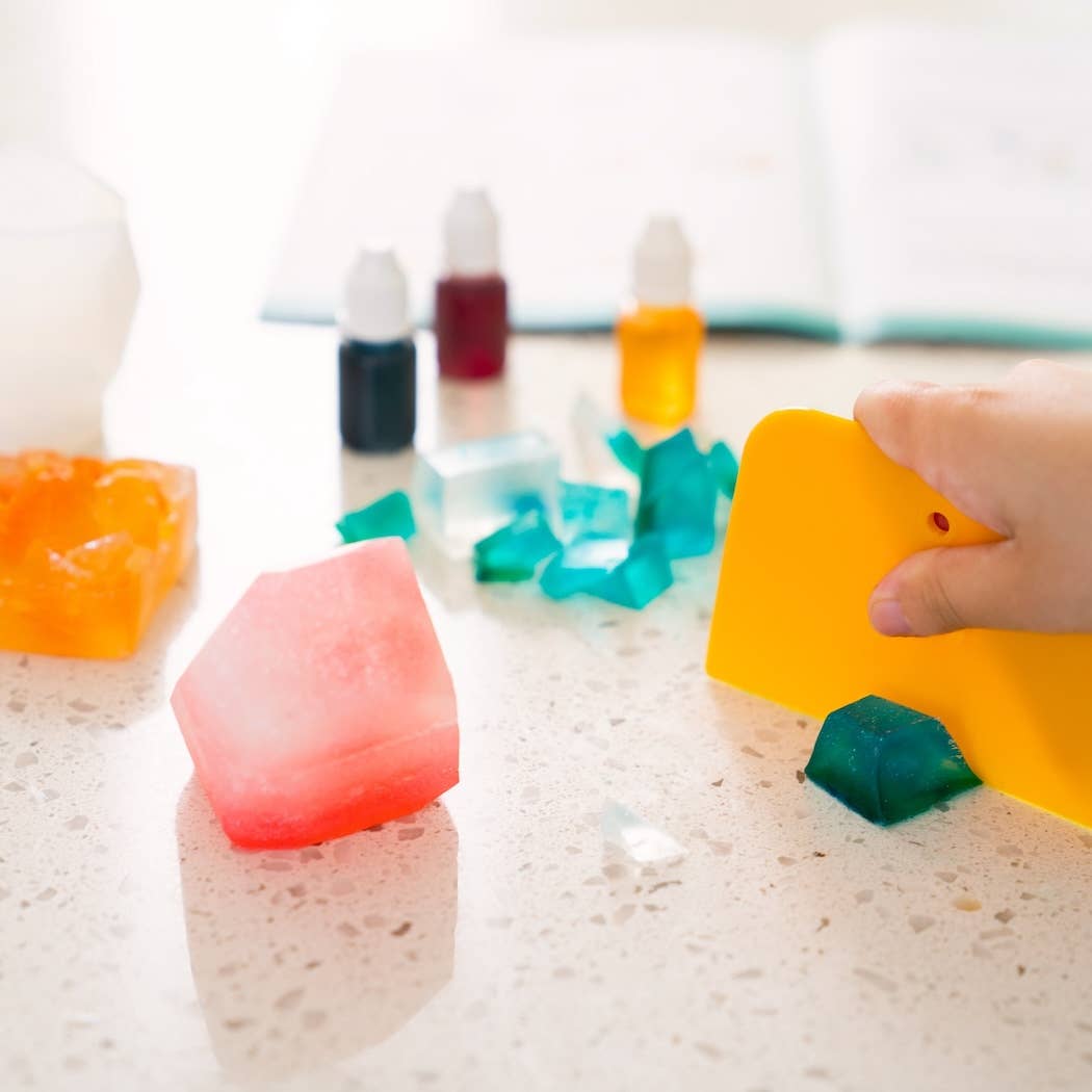Crystal Geode Soapmaking Kit, DIY Soap Making Kit for Kids