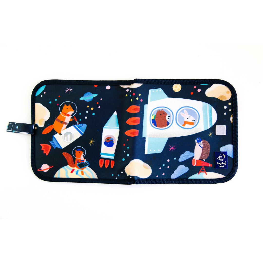 Spaceship Activity Dry Erase Book