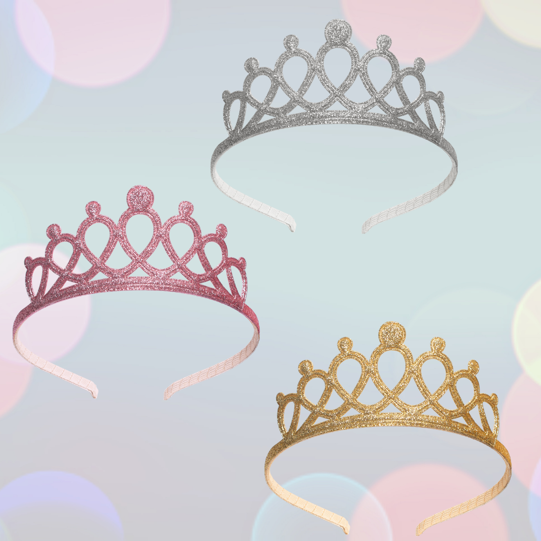 Pink Tiara Headband- Girls Dress Up Headband