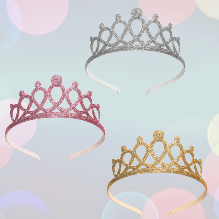 Pink Tiara Headband- Girls Dress Up Headband