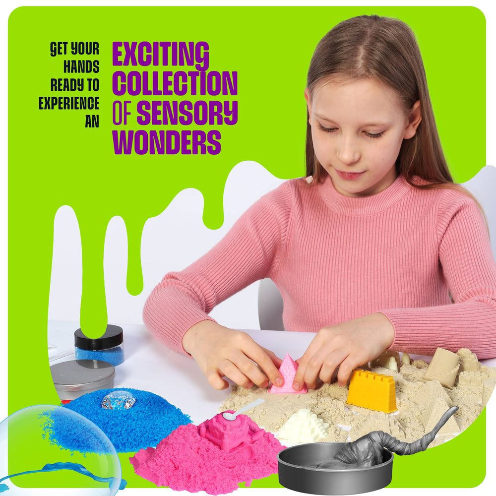 Sand Putty Sensory Science-Slime, Putty & Sand Sensory Science Kit – Nantucket Kids