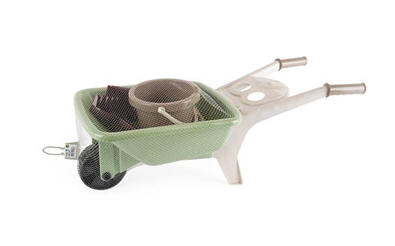 Dantoy Green Garden Wheelbarrow 100% Recycled Materials Set