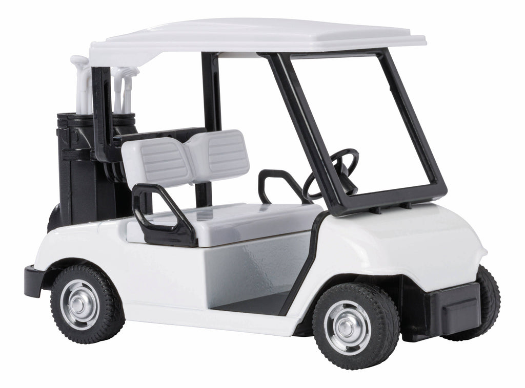 Toysmith Pull-Back Golf Cart-Toy Car, Die Cast