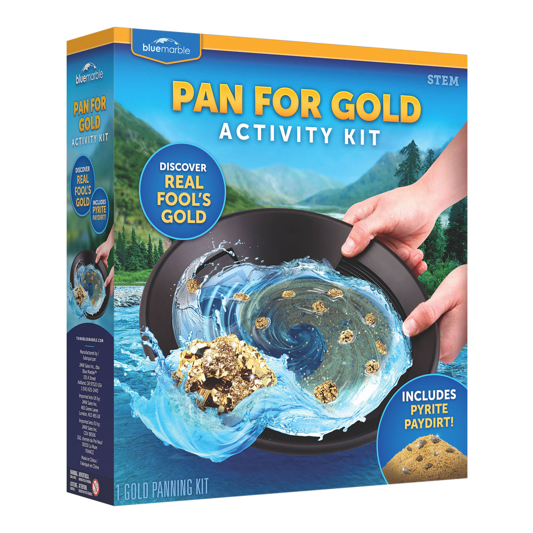 Blue Marble Pan for Gold