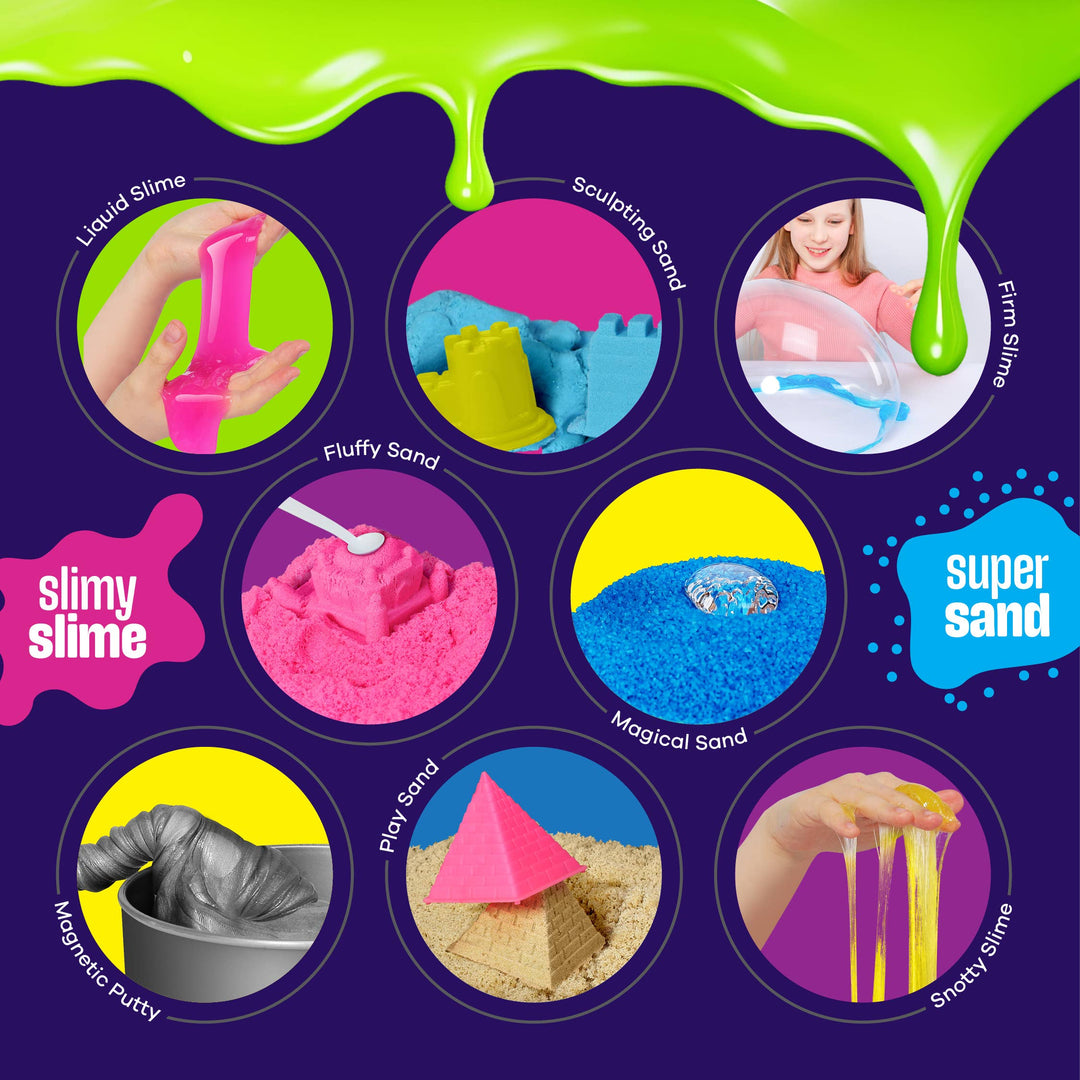 Sand Putty Sensory Science-Slime, Putty & Sand Sensory Science Kit – Nantucket Kids