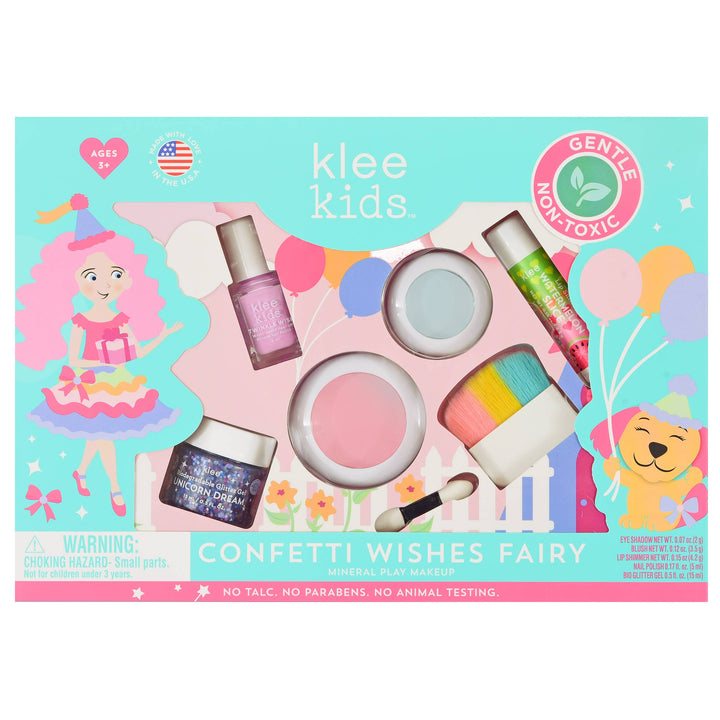 NEW! Confetti Wishes Fairy -Klee Kids Deluxe Play Makeup Kit: Confetti Wishes Fairy