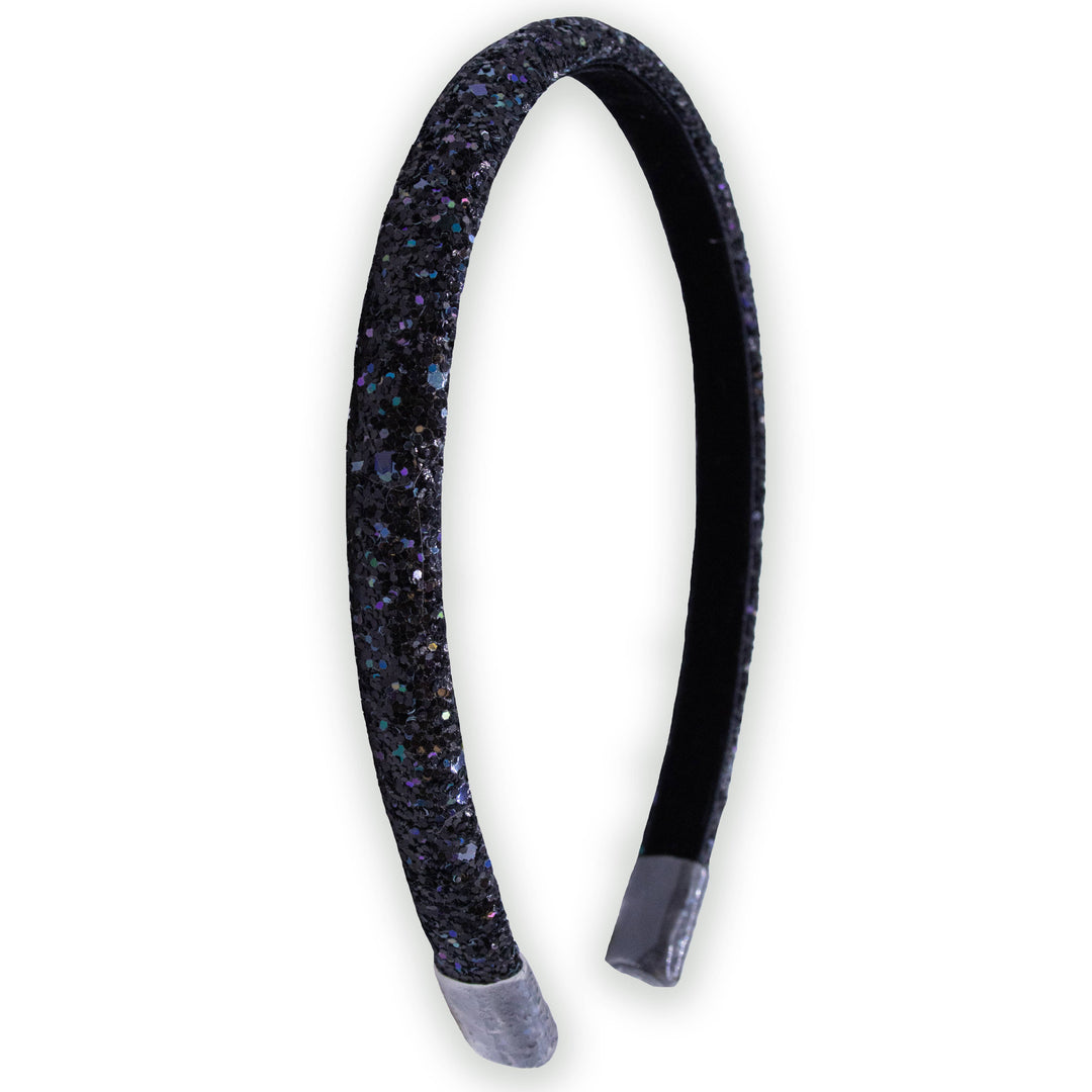 Glitter Headband - Thin Hairbands for Kids: Pink