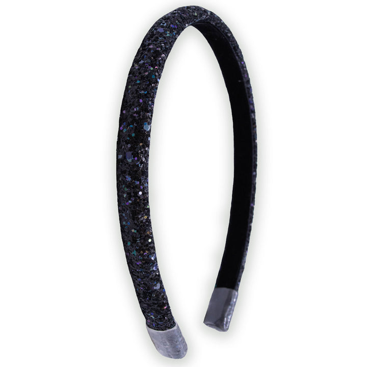 Glitter Headband - Thin Hairbands for Kids: Multi-Colored