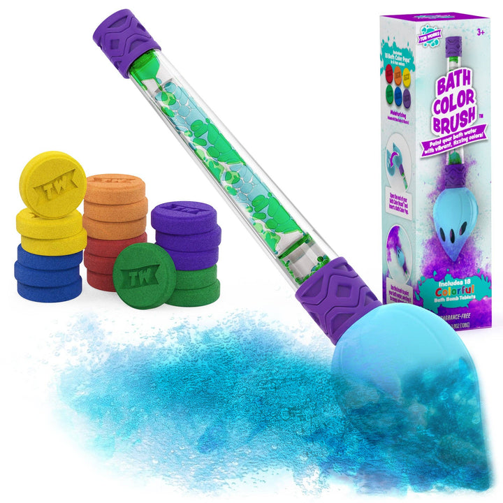 Tub Works® Bath Color Brush™ Kids Bath Bomb Set | Nontoxic & Fragrance-Free