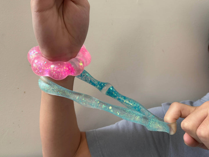 Feelzies™ Original Squishy Bracelet: Blue Blast