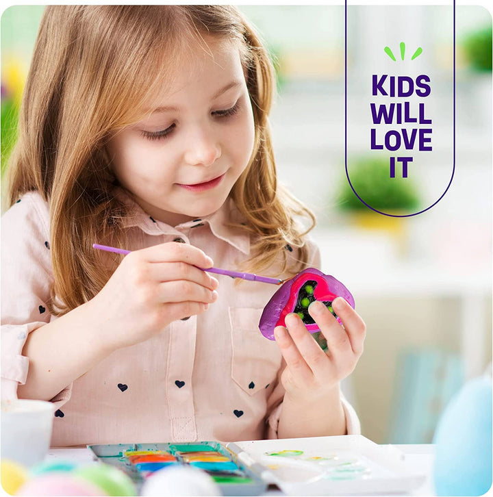Kids Rock Painting Kit - Glow in The Dark - Arts & Crafts