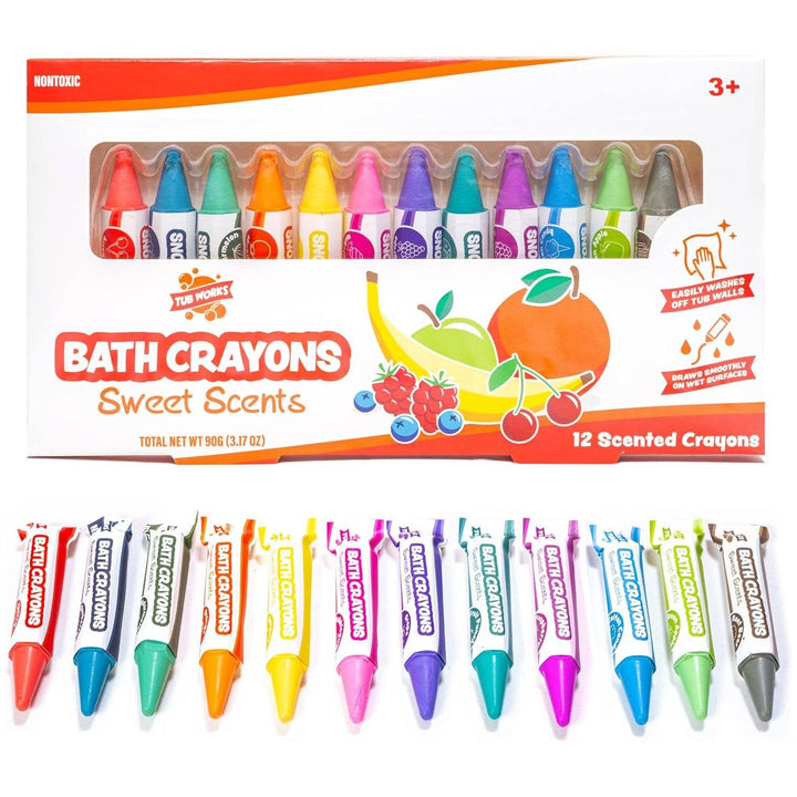 Tub Works® Sweet Scents Smooth™ Bath Crayons 12 Pack