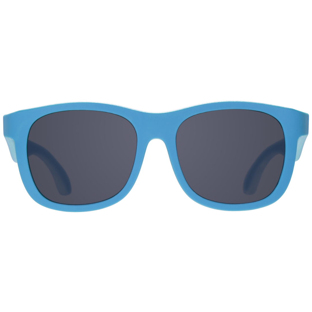 Sky Blue Kids Navigator Sunglasses on Peggable Hangtag: Ages 0-2