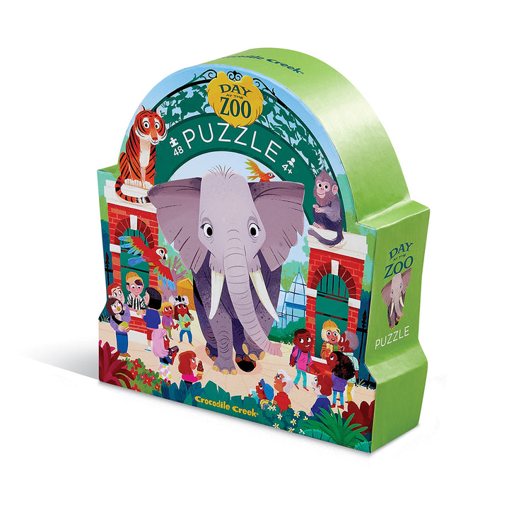 48-Piece Puzzle-Day at the Zoo