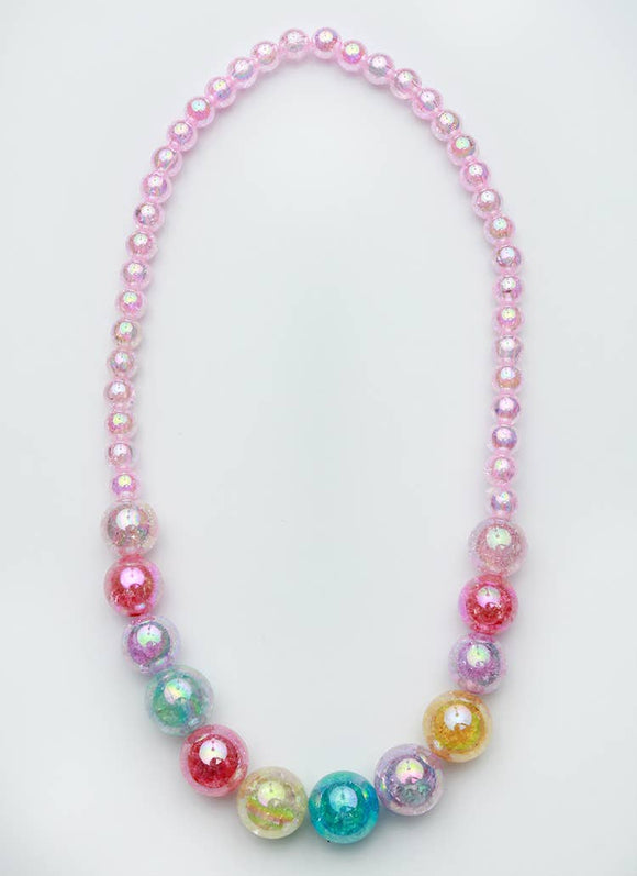 Watercolor Necklace: Pink