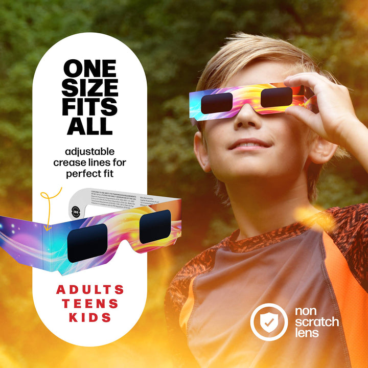Solar Eclipse Glasses Approved- AAS, ISO & CE