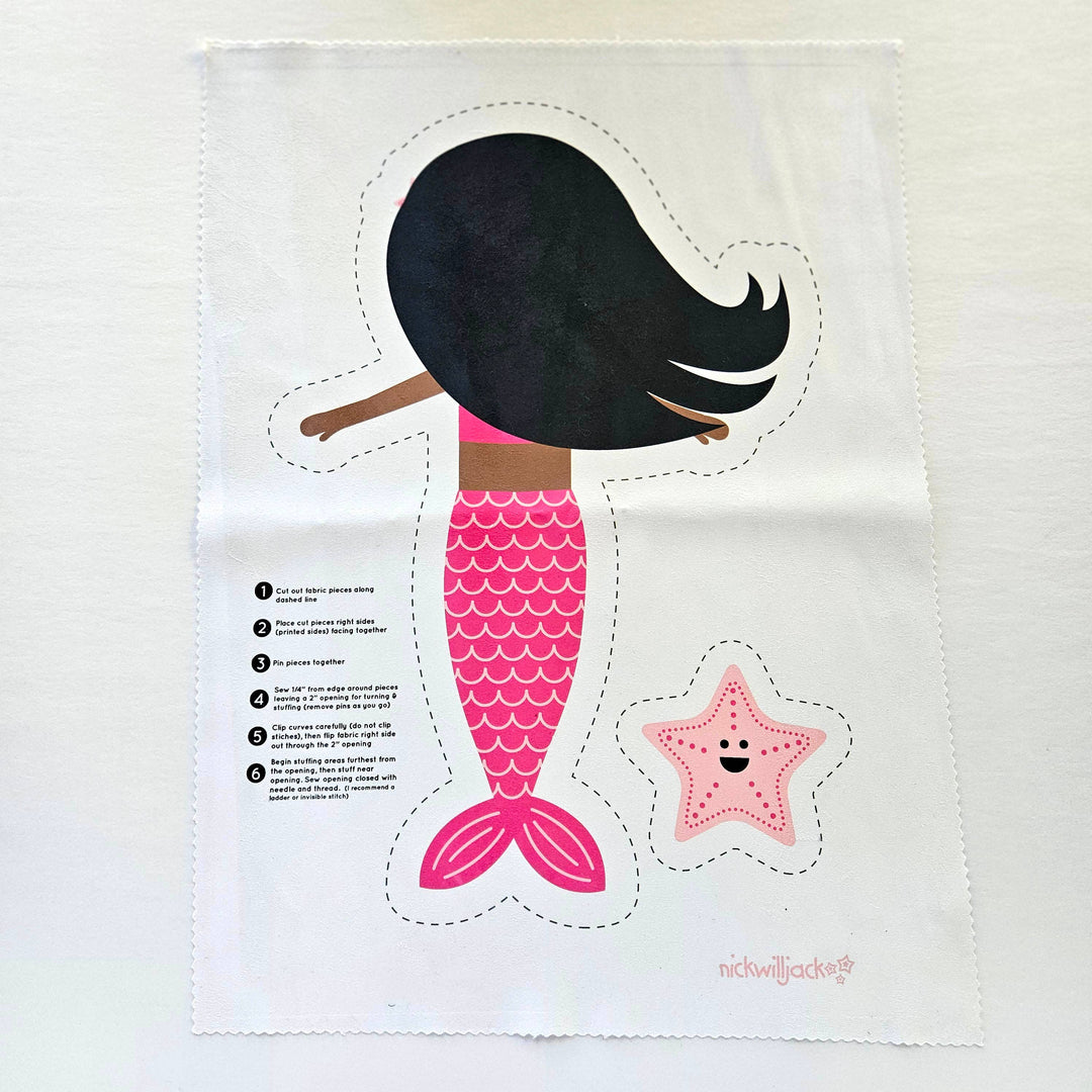 Sew Your Own Mermaid Doll Craft Kit