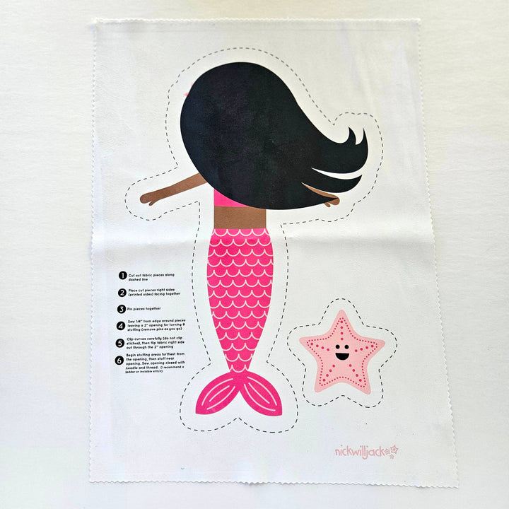 Sew Your Own Mermaid Doll Craft Kit