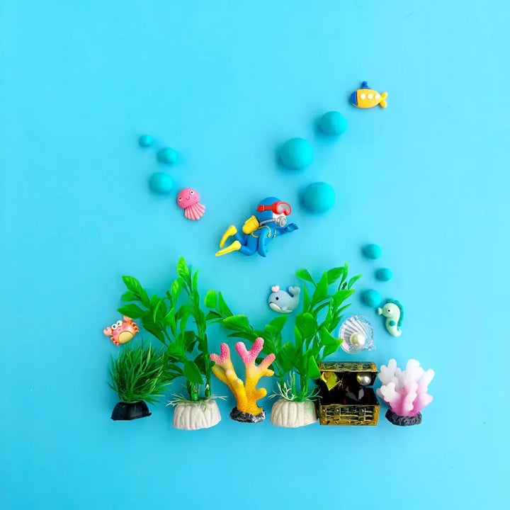 Ocean Explorer (Blue Hawaiian) Kiddough Play Kit