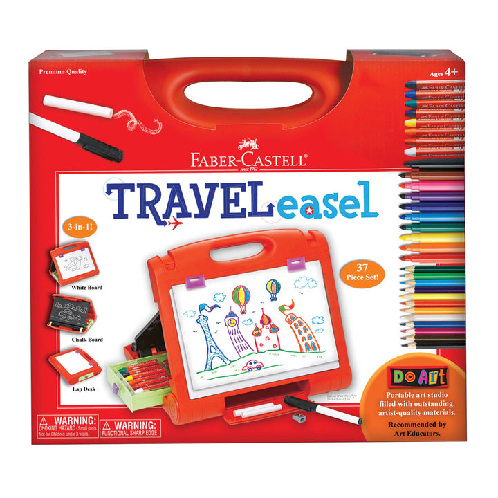 Do Art Travel Easel with 37 Pieces of Art Supplies for Kids