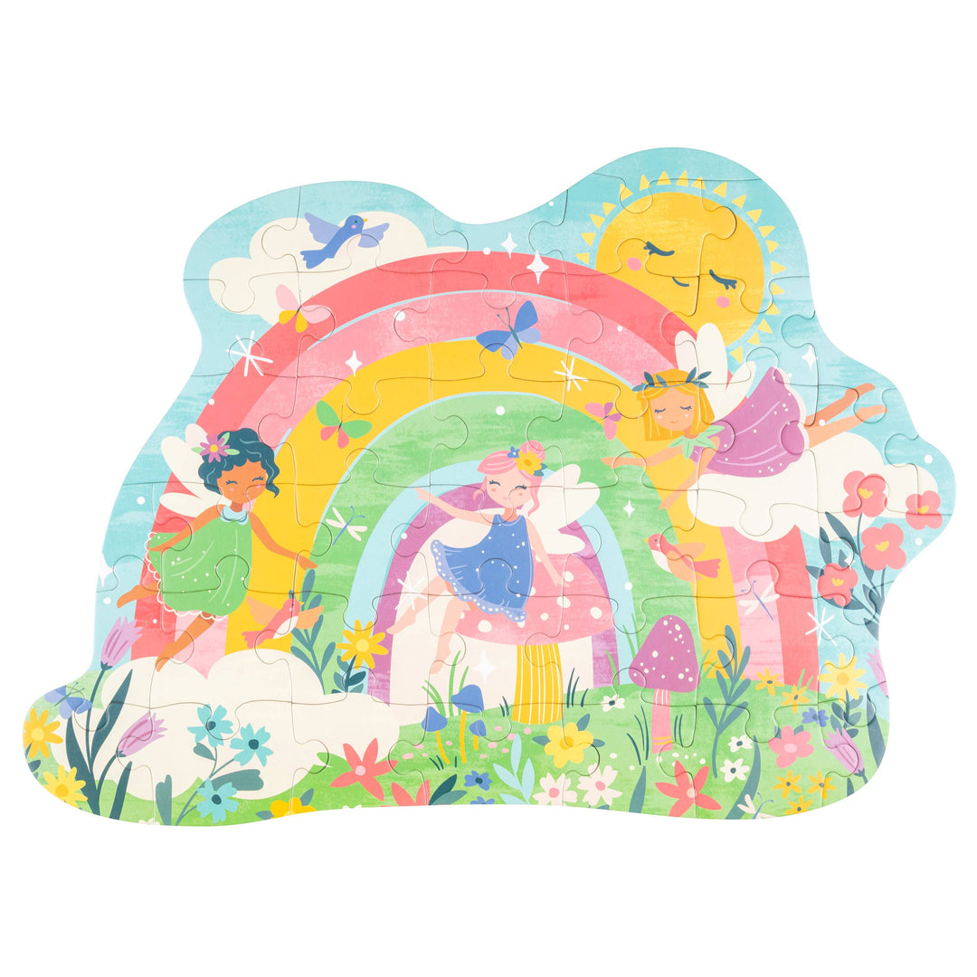 Shaped Jigsaw Puzzle: Rainbow