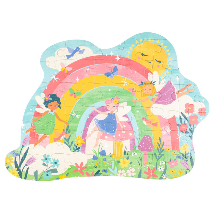 Shaped Jigsaw Puzzle: Rainbow