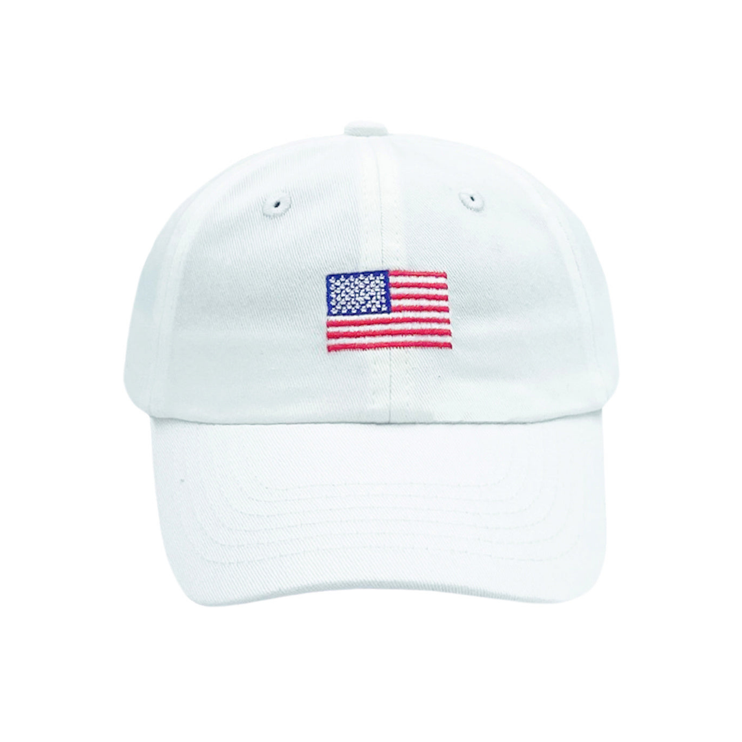 American Flag Baseball Hat (Baby, Youth, Junior): Youth (Ages 2-7)