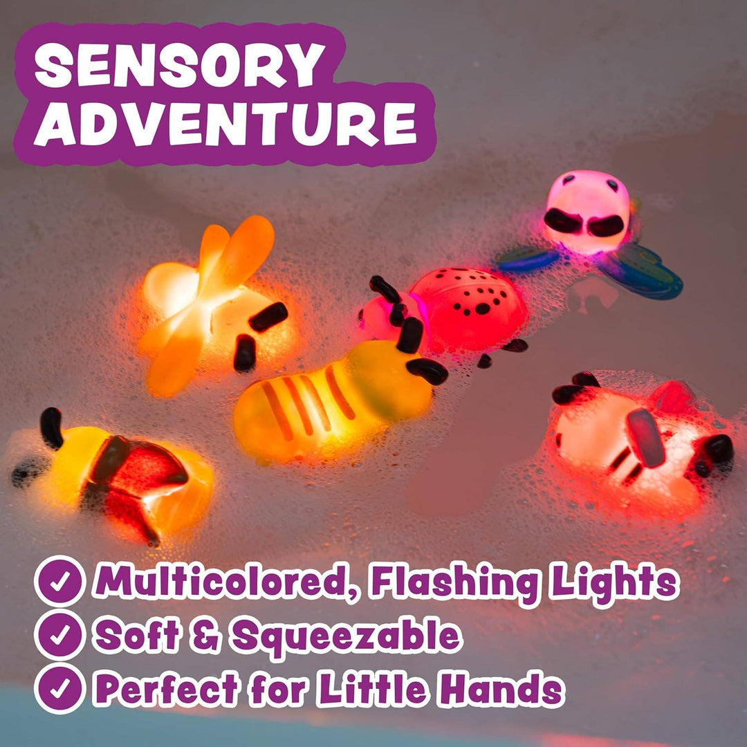 Tub Works® Bugs™ Light Up Bath Toys, 6 Pack