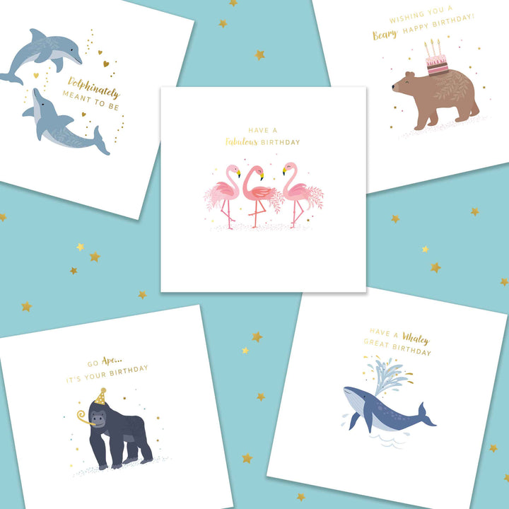 Have a Whaley Great Birthday / Whale Birthday card