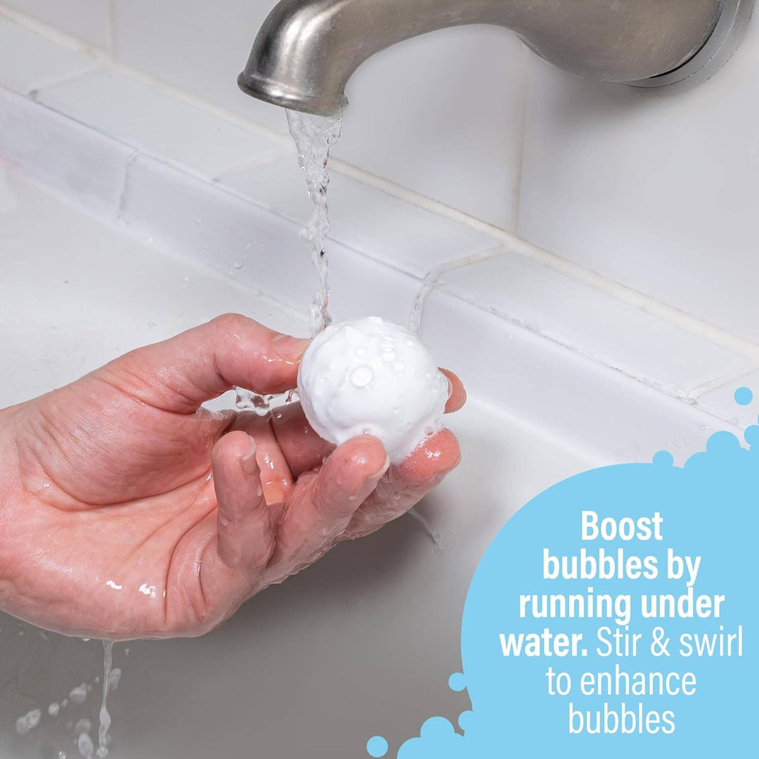 Tub Works® Fruity Fizzers™ Bubbling Bath Bombs for Kids, Variety 12 Pack | Dye-Free & Naturally-Derived