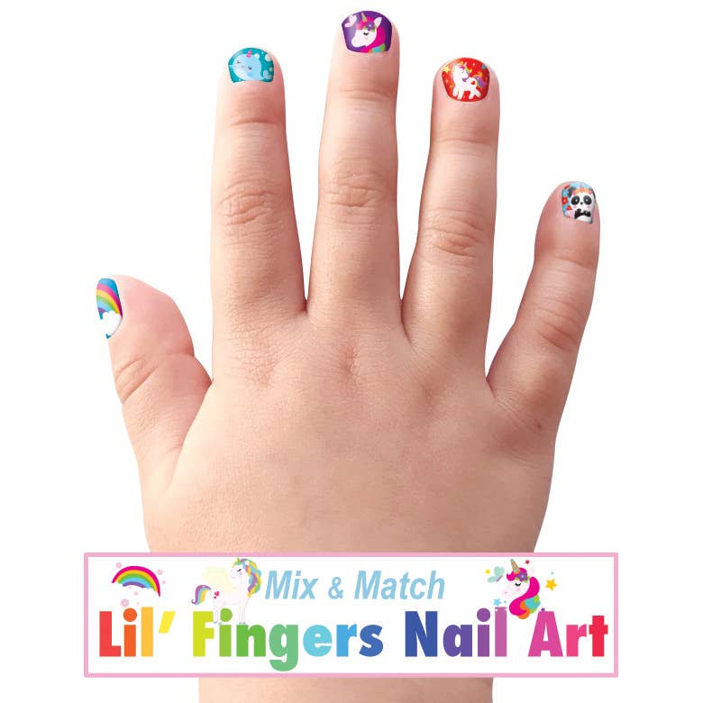 Magical Unicorn Bracelet and Nail Sticker Girly Gift Pack