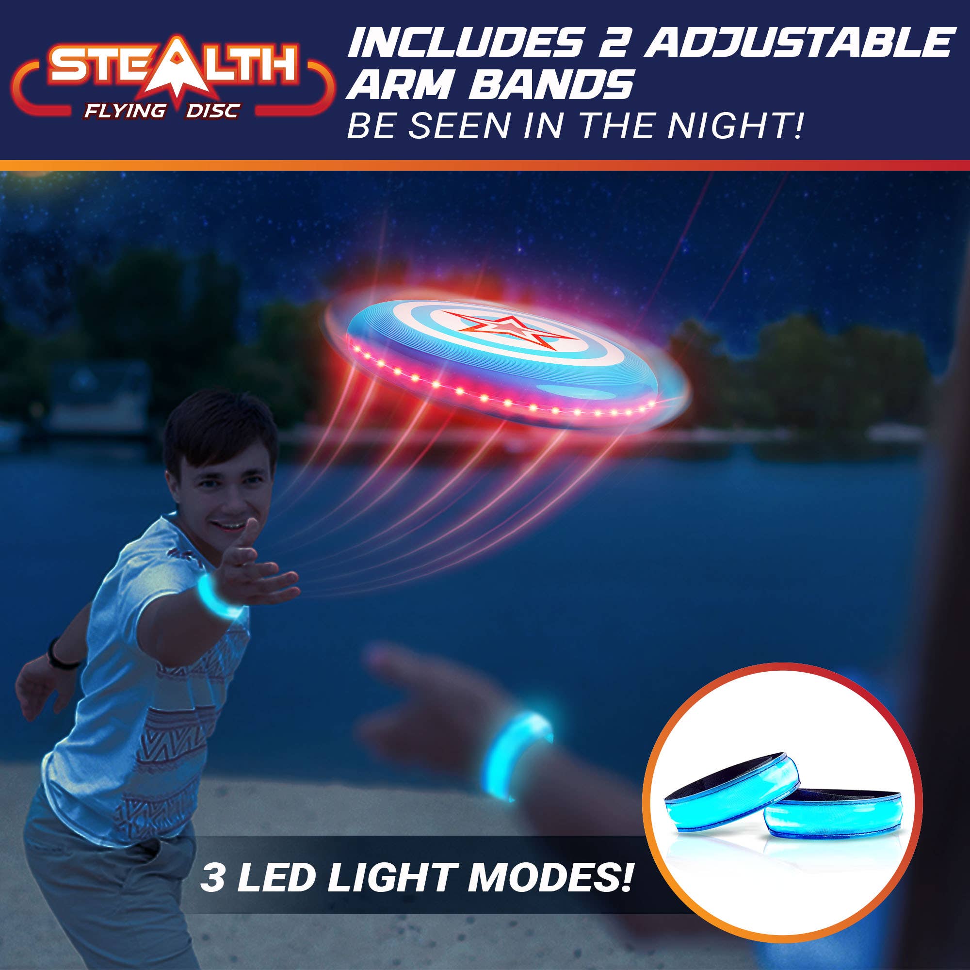 USA Toyz Stealth Flying LED Disc – Nantucket Kids