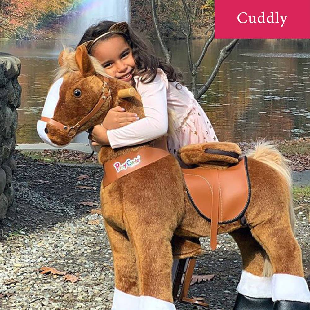 PonyCycle Ride-On Brown Horse Model U for age 4-9