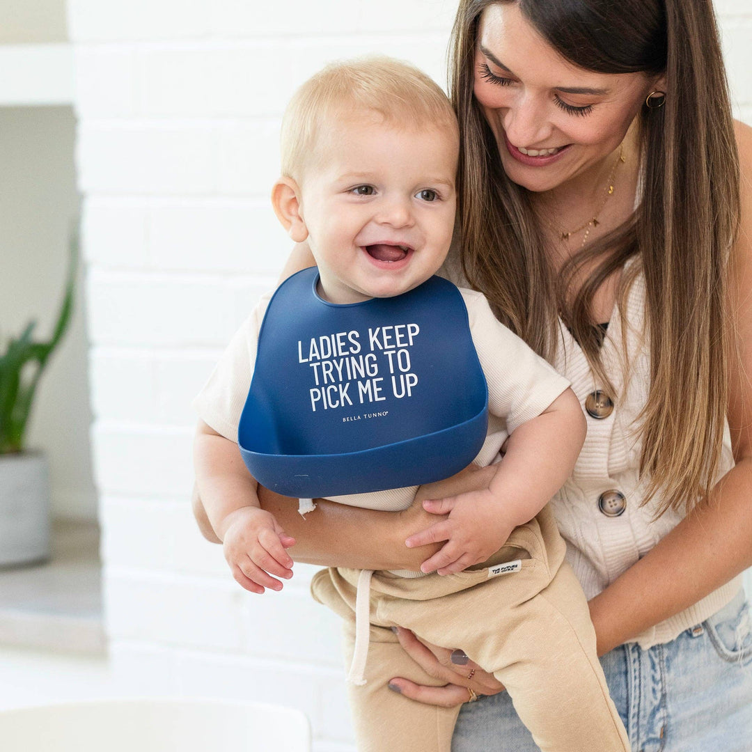 Ladies Pick Me Up Wonder Bib: Blue