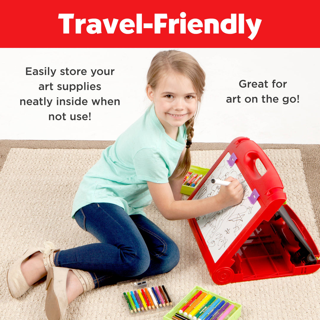 Do Art Travel Easel with 37 Pieces of Art Supplies for Kids